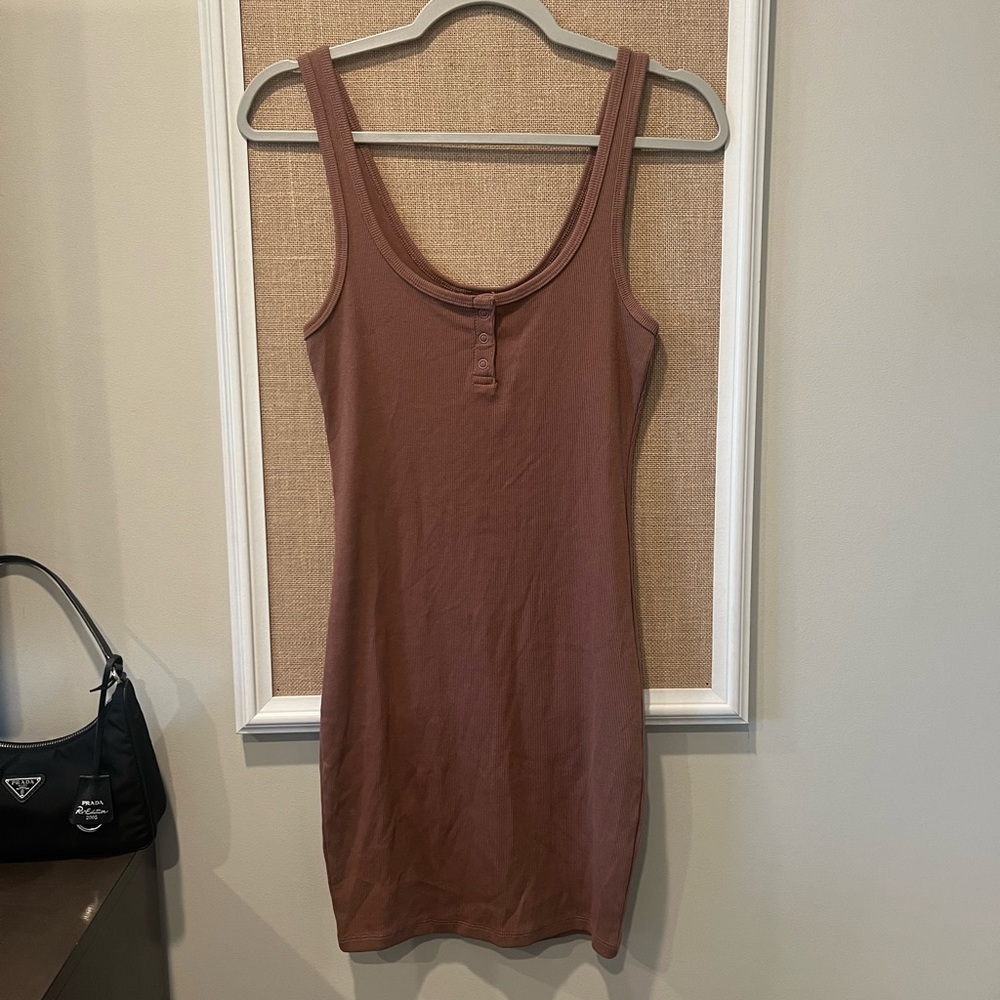 NWT ZARA Mini Ribbed Tank Dress Size S